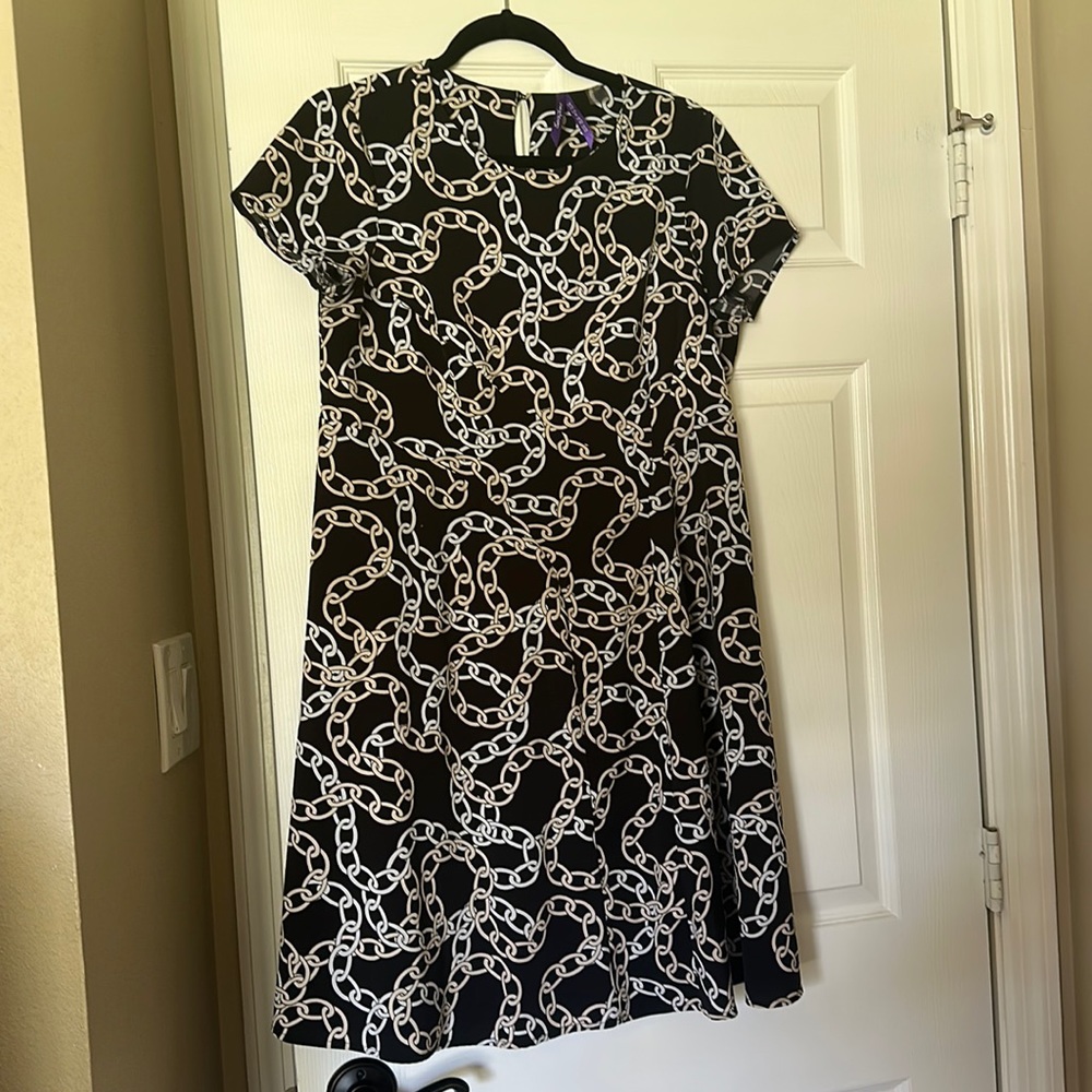 Seraphine chain link maternity dress